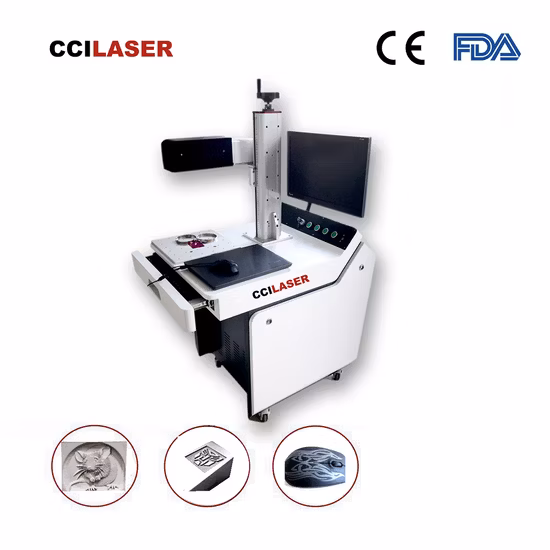 Machine de marquage/impression/graveur Laser UV 3D Autofocus pour acier inoxydable/cuivre/acrylique/cuir/papier