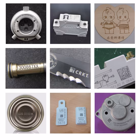Mini Machine portative portative de marquage Laser en métal de plaque d'acier de Logo de Code de tuyau en métal de 20W 30W