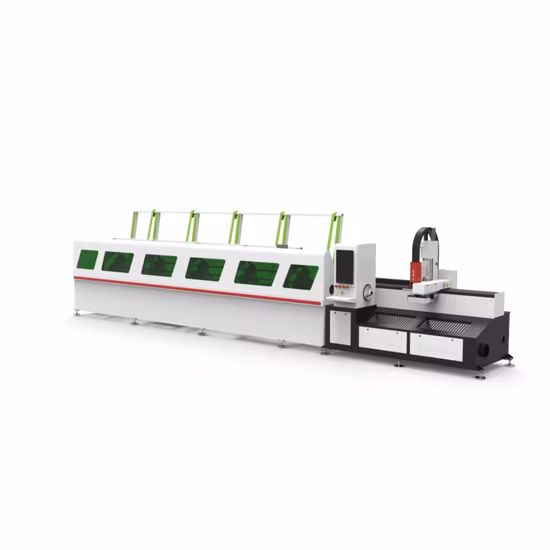 Machine de découpe laser à fibre CNC à alimentation automatique pour tube rond et carré