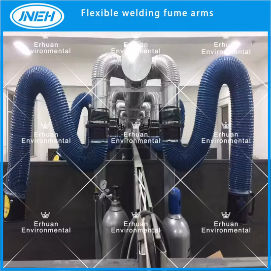 Tuyau d'aspiration flexible à 360 degrés pour le système de collecte de fumées de découpe laser de soudage