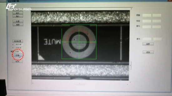 Système de marquage de soudage au laser par micromètre microélectronique à étanchéité complète de classe 1 pour de minuscules composants métalliques en plastique avec visualisation CCD