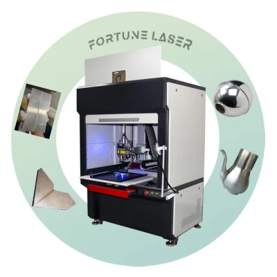 Machine de soudage Laser automatique à plate-forme 4 axes, système de soudage CNC 4D avec gabarit rotatif, soudeur quadridimensionnel