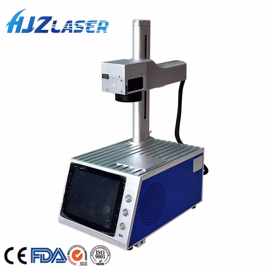 Mini machine portative de marquage laser UV 30W 50W fibre/CO2/3W 5W/imprimante laser/machine d'impression de logo 3D/machine de gravure laser pour métal/bijoux/plastique/verre