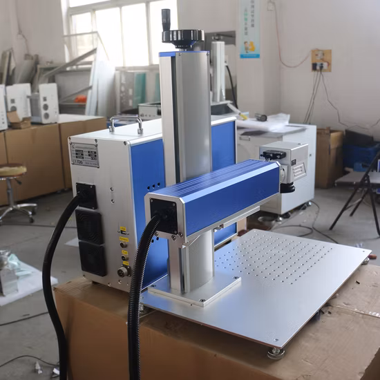 2023 Nouveau design 10W/20W/30W/50W/100 watts Mini fibre métallique portable/CO2 UV Raycus/Max/Ipg Jpt/Mopa Marqueur laser graveur gravure prix de la machine de marquage